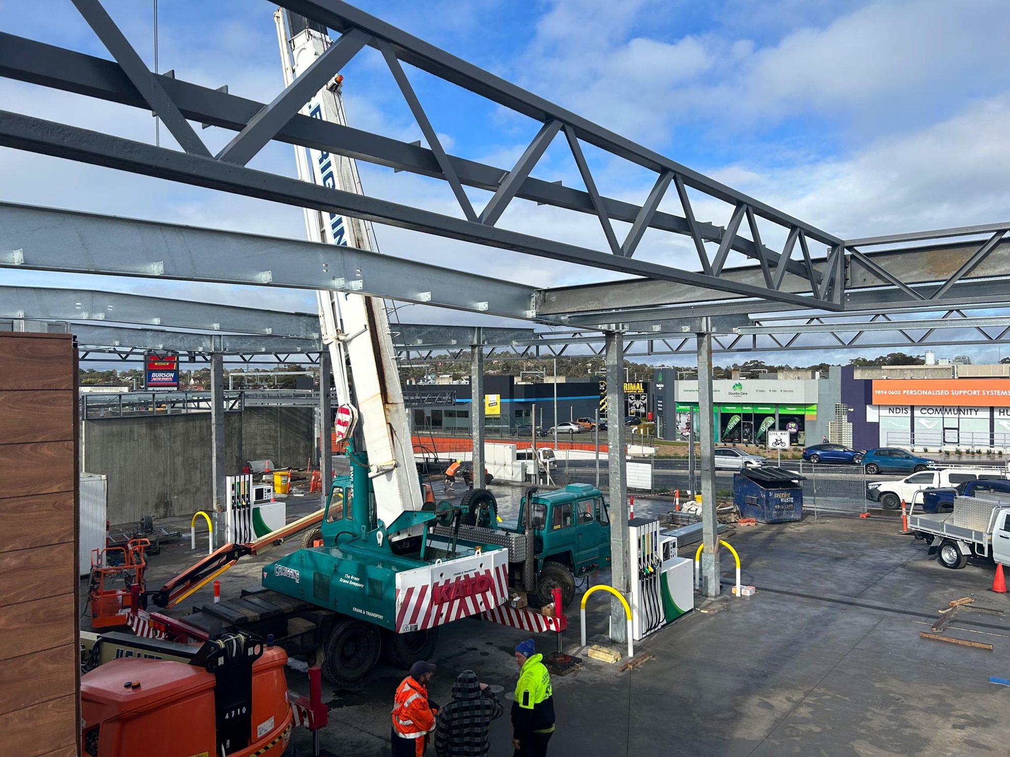 Commercial and industrial steel